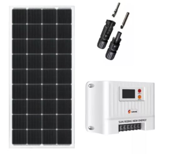 Kit Placa Painel Solar 210w Controlador 20a Mppt Shiner