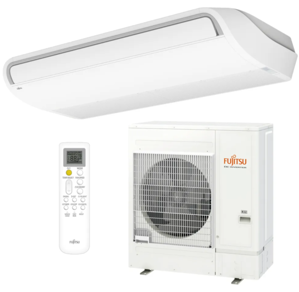 Ar Condicionado Piso Teto Inverter Fujitsu 18.000 Btus Quente/Frio 220v | Gás R32