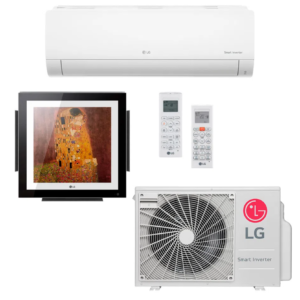 Ar Condicionado Multi-Split LG ArtCool Gallery Inverter 18.000 Btus (1x Evap 9.000 BTU/h + 1x Evap Gallery 12.000 BTU/h) Quente/Frio 220V