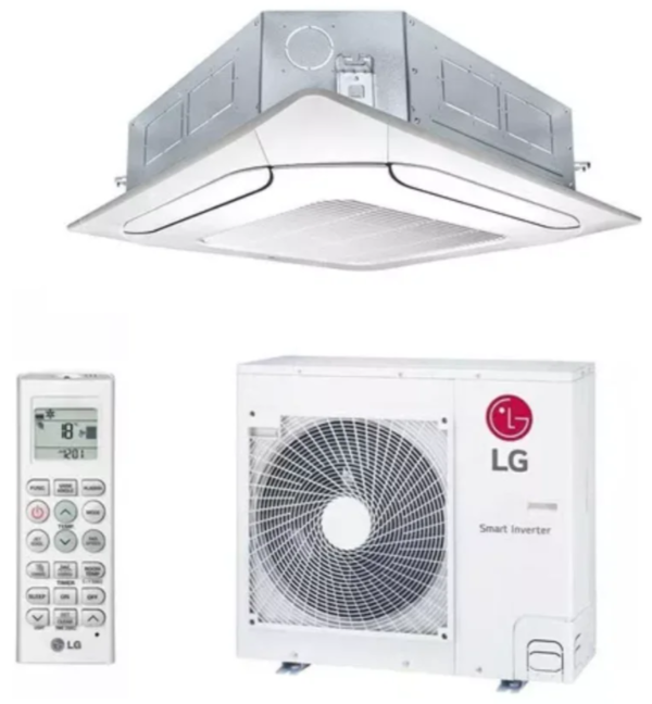 Ar Condicionado Split Cassete Inverter LG 31.000 Btus Q/f 220v Branco