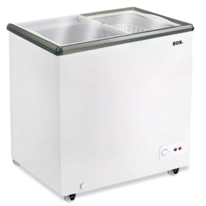 Freezer Expositor Horizontal Eos Eeh200 Branco 176L 220v