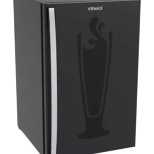 Cervejeira Venax Black 100l Com Led Azul Preto Fosco - 110v