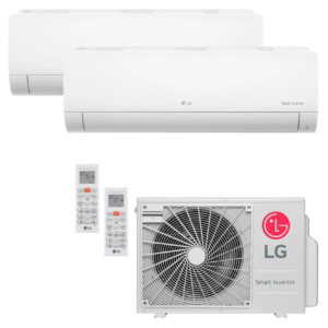 Ar Condicionado Multi-Split LG Inverter 18.000 Btus (2x 8.500) Quente/Frio 220V