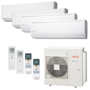 Ar Condicionado Multi-Split Fujitsu Inverter 45.000 Btus (2x 7.000 e 2x 18.000) Quente/Frio 220V