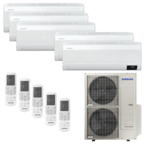 Ar Condicionado Multi-Split Samsung Wind Free Inverter 48.000 Btus (5x 9.000) Quente/Frio 220v