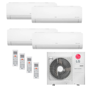Ar Condicionado Multi-Split LG 48.000 Btus (1x 11.900 Btus 2x 17.100 Btus e 1x 22.500 Btus) Quente/Frio 220V