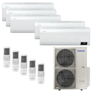 Ar Condicionado Multi-Split Samsung Wind Free Inverter 48.000 Btus (3x 9.000 e 2x 12.000) Quente/Frio 220v