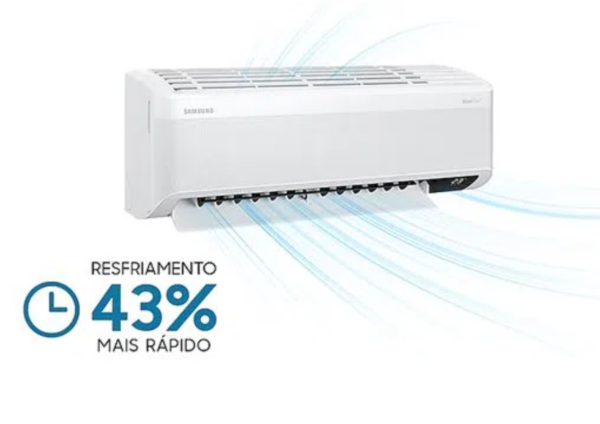 Ar Condicionado Split Hi-Wall Samsung WindFree Connect Inverter 12.000 Btus Frio 220V | AR12CVFAMWKNAZ - Image 2