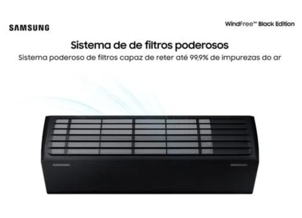 Ar Condicionado Split Hi-Wall Inverter Samsung WindFree Black Edition Sem Vento 24.000 Btus Quente/Frio 220v | AR24CSECABTNAZ - Image 5