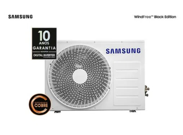 Ar Condicionado Split Hi-Wall Inverter Samsung WindFree Black Edition Sem Vento 24.000 Btus Quente/Frio 220v | AR24CSECABTNAZ - Image 3