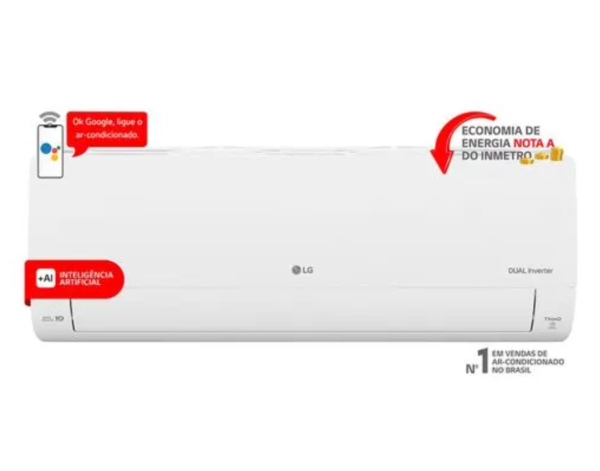 Ar Condicionado Split Hi-Wall LG Dual Inverter Voice +AI 9.000 Btus Frio 220V | S3-Q09AA31A - Image 5