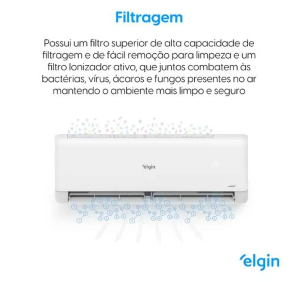 Ar Condicionado Split Hi-Wall Elgin Eco Inverter II 9.000 Btus Frio 220V R-32 | Wi-Fi - Image 7