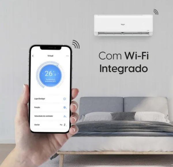 Ar Condicionado Split Hi-Wall Elgin Eco Inverter II 9.000 Btus Frio 220V R-32 | Wi-Fi - Image 5