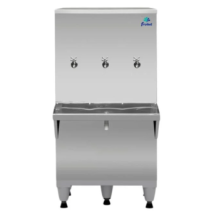 Bebedouro Industrial de Coluna Frisbel 100 Litros Inox