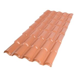 Telha Pvc Colonial Afort Cerâmica Terracota 2,30 X 0,86m