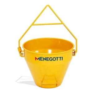 Balde Caçamba 50 litros para Guincho Hidráulico e de Coluna Menegotti - Amarelo