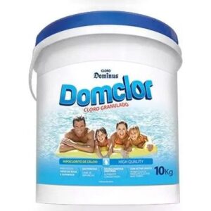 Cloro Granulado Domclor Hipoclorito de Cálcio 10Kg Piscinas