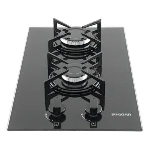 Cooktop 2 Bocas A Gás Superautomático Suggar Fg2002vp Preto
