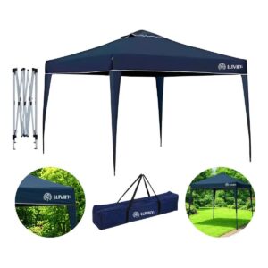 Tenda Gazebo Sanfonada Articulada Luvinco 3x3m Azul Impermeável