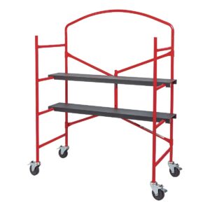 Andaime Portátil de Aço Worker 964832 1.54x0.53m Com Rodas