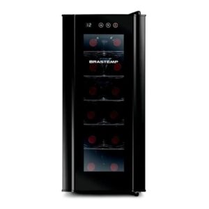 Adega De Vinhos Brastemp Bzc12be 12 Garrafas Preta 110v