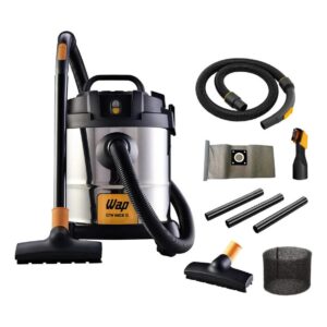 Aspirador de Pó e Água WAP GTW Inox 12 1400W com Bocal de Sopro 127v