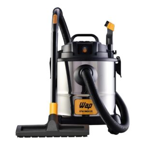 Aspirador Pó e Água WAP GTW Inox 20 com Soprador 1600W 160Mbar 20 Litros 220v