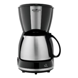 Cafeteira Elétrica Inox 30 Temp Preta E Prata Britânia 220v