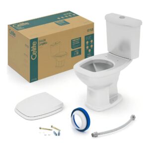 Kit Vaso Sanitário Caixa Acoplada E Acessórios Fit Br - Celite
