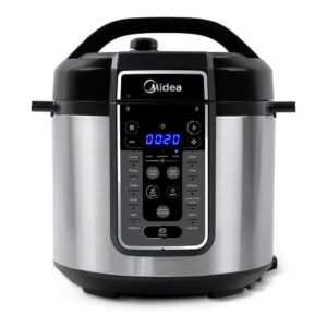 Panela Elétrica Midea Ppg70s1 6l Inox Cinza Digital 127v