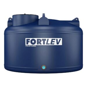 Tanque de água 5000L Fortlev Fortplus Vertical Polietileno Azul