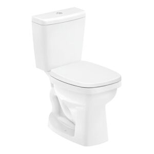 Vaso Sanitário Caixa Acoplada Celite Like Branco Com Assento Soft Close e Ecoflush