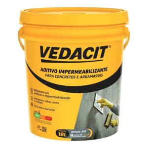 Aditivo Impermeabilizante Para Argamassas 18 Litros Vedacit