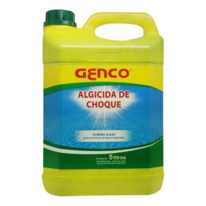 Algicida Choque Genco Íons de Cobre Piscina Verde 5L