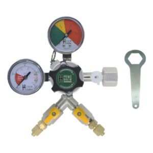 Regulador De Pressão Co2 2 Saidas Para Chopp Cerveja